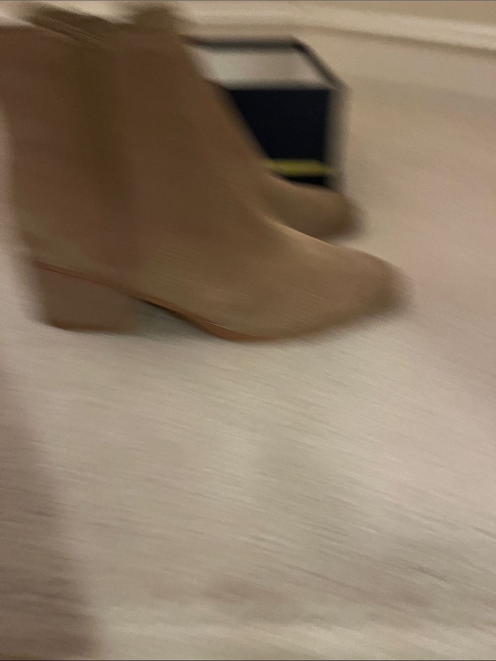 Splendid Taupe Suede Block Heel Ankle Boots